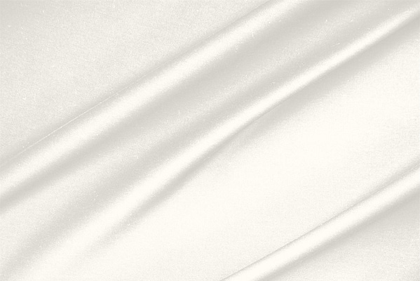 Tissu Couture Satinette de coton stretch Blanc ivoire en Coton, Stretc