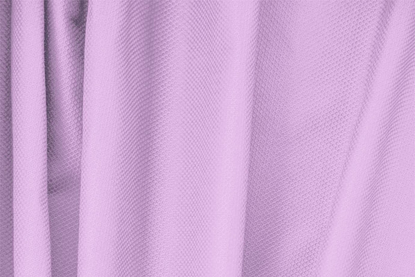 Lilac Purple Cotton, Stretch Pique Stretch Apparel Fabric