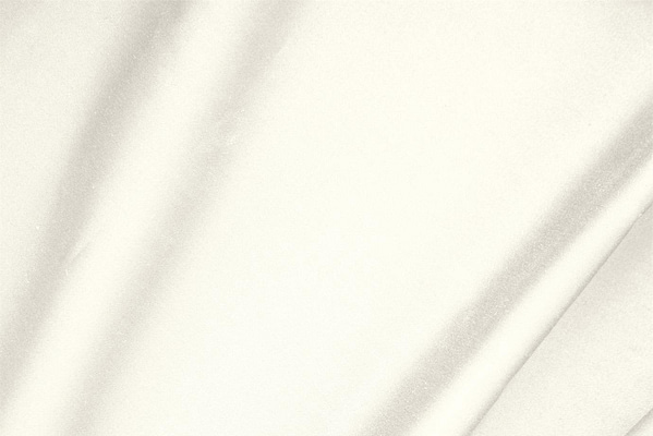 Tissu Couture Satin de coton stretch Blanc ivoire en Coton, Stretch