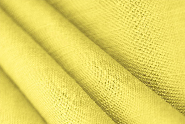 Lemon Yellow Linen Linen Canvas Apparel Fabric