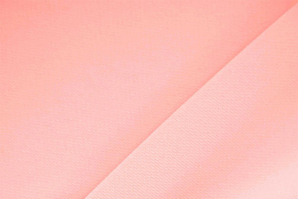 Peach Pink Polyester Crêpe Microfiber Apparel Fabric