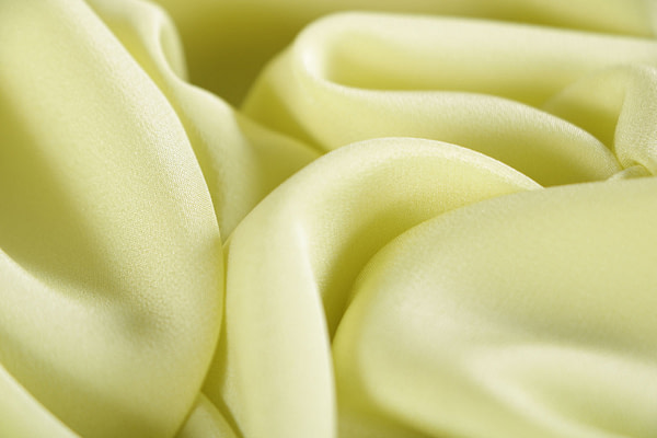 Lime green crêpe de chine fabric | new tess