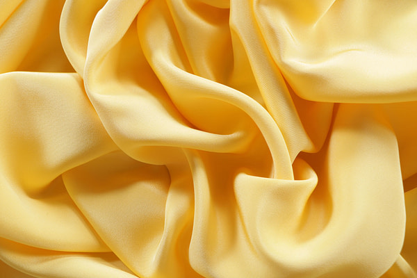 Tissu Couture Drap Jaune primula en Soie
