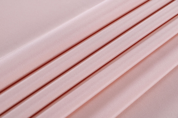 Freesia pink cady fabric in pure silk | new tess
