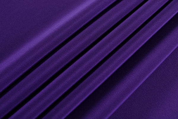 Tissu Couture Drap Violet myrtille en Soie