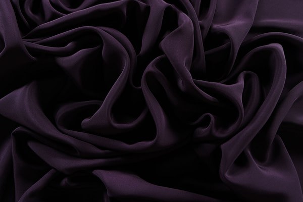 Tessuto Drap Prugna per Abbigliamento
