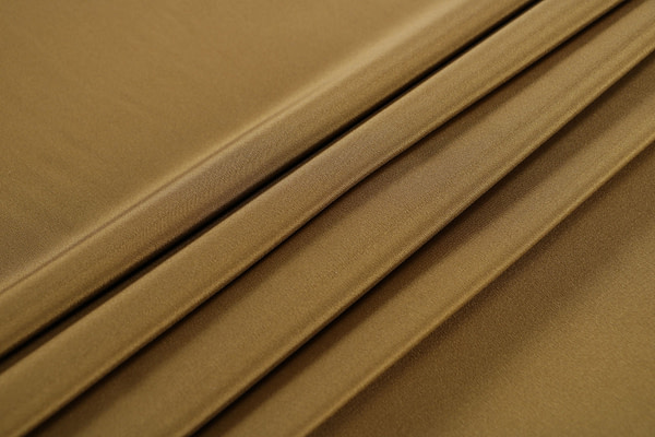 Leaf green cady fabric in pure silk | new tess