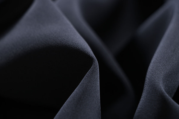 Tessuto Drap Antracite per Abbigliamento