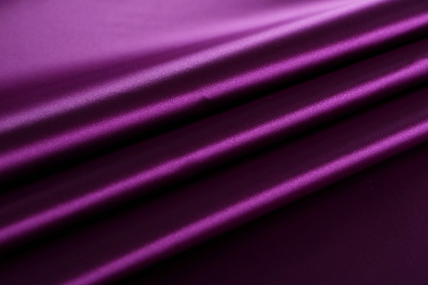 Cardinal Purple Silk Duchesse Apparel Fabric
