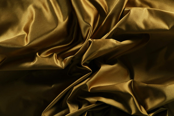 Mustard Yellow Silk Duchesse Apparel Fabric