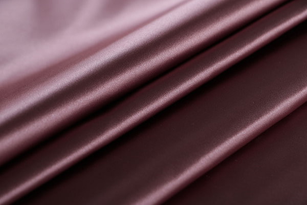 Dusty rose pink pure silk duchesse fabric | new tess