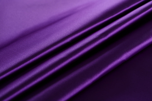 Bishop purple pure silk duchesse fabric | new tess