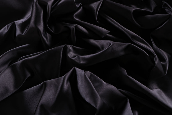 Tessuto Duchesse Fumo per Abbigliamento