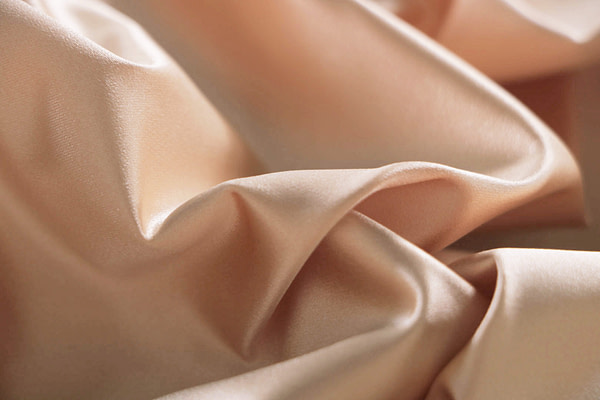 Biscuit Beige Silk Duchesse Apparel Fabric