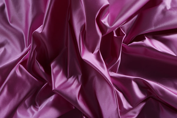 Azalea pink pure silk duchesse fabric | new tess