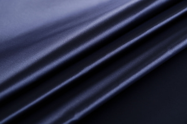 Cobalt blue pure silk duchesse fabric | new tess