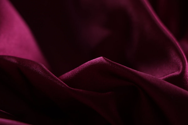 Burgundy red pure silk duchesse fabric | new tess