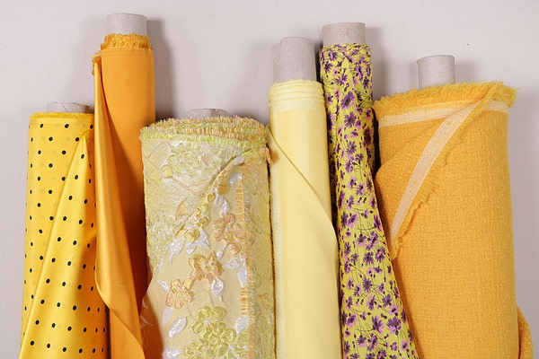 Fine yellow apparel and fashion textiles | new tess