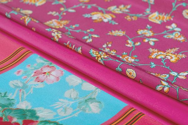 Fuchsia fabrics for dressmaking and high fashion | new tess