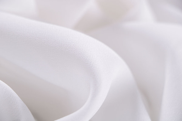Tissu Couture Georgette Blanc optique en Soie