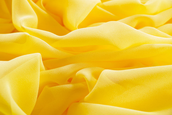 Tessuto Georgette Primula per Abbigliamento