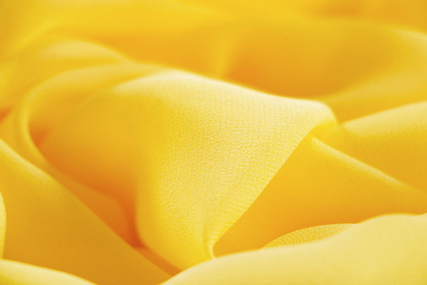 Tessuto Georgette Primula per Abbigliamento