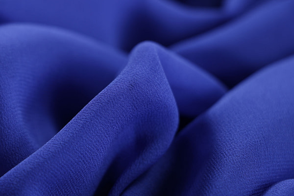 Persia blue georgette silk fabric | new tess