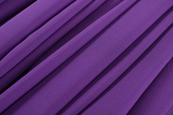 Amethyst purple georgette silk fabric | new tess