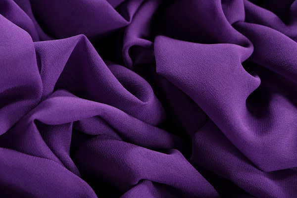 Amethyst purple georgette silk fabric | new tess