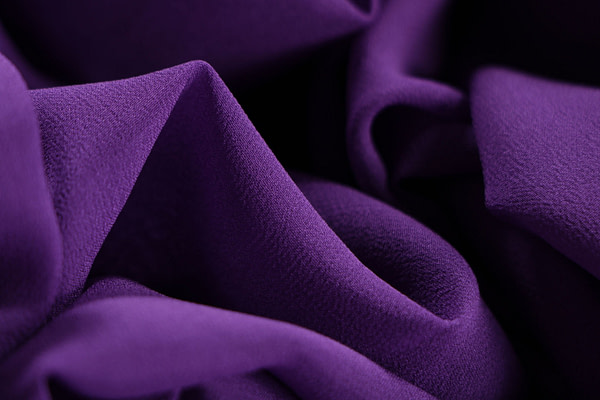 Amethyst purple georgette silk fabric | new tess
