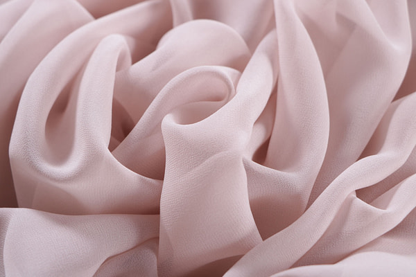 Petal pink georgette silk fabric | new tess