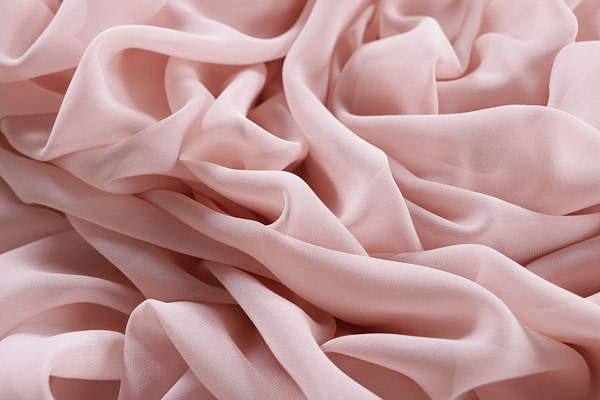 Tessuto Georgette Fresia per Abbigliamento