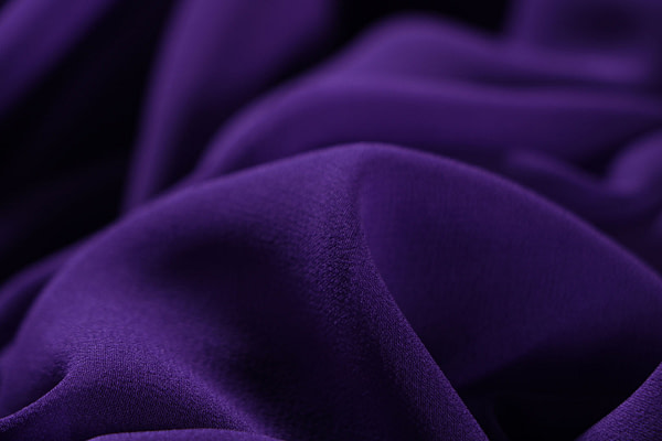 Blueberry purple georgette silk fabric | new tess
