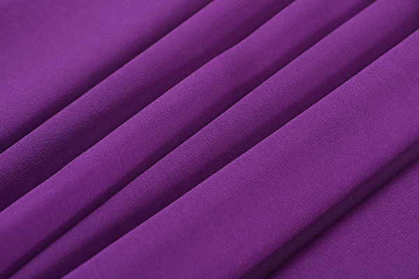 Cardinal purple georgette silk fabric | new tess
