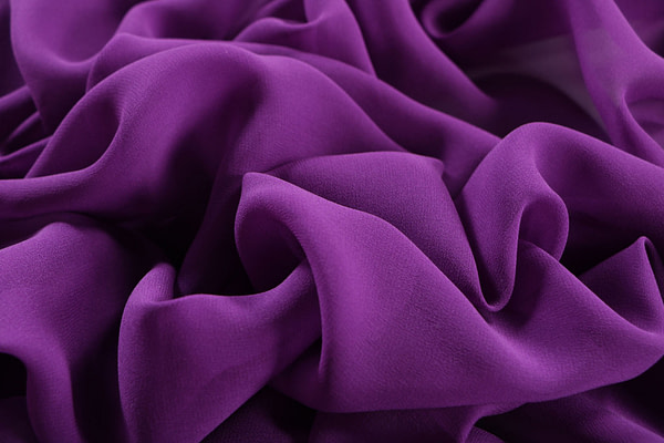 Cardinal purple georgette silk fabric | new tess