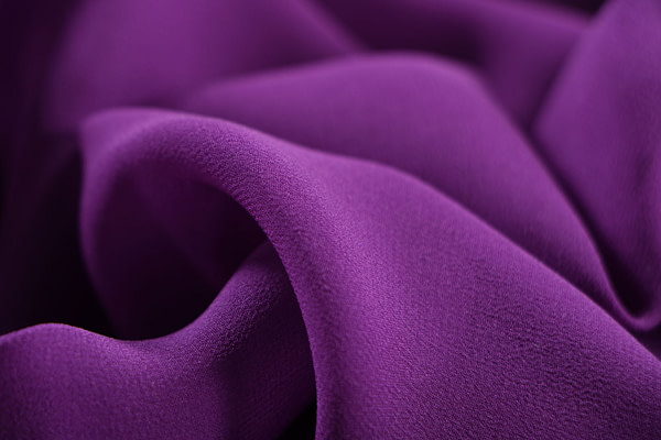 Cardinal purple georgette silk fabric | new tess