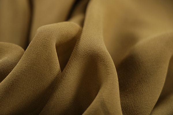 Tessuto Georgette Foglia per Abbigliamento