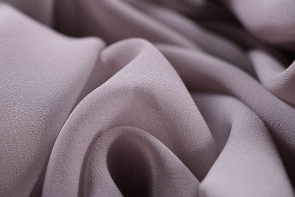Silver silver georgette silk fabric | new tess
