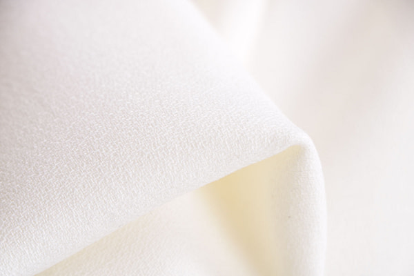 Tessuto Lana Stretch Bianco Ottico per abbigliamento