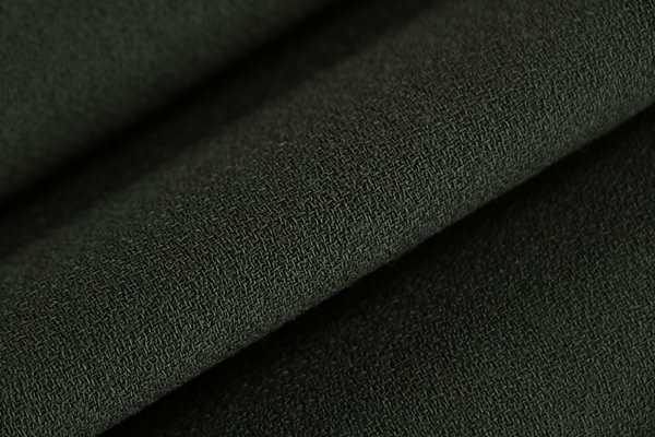 Tessuto Lana Stretch Abete per Abbigliamento