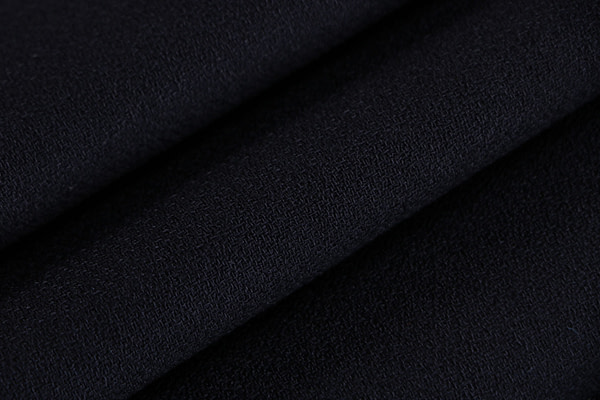 Tessuto Lana Stretch Navy per Abbigliamento