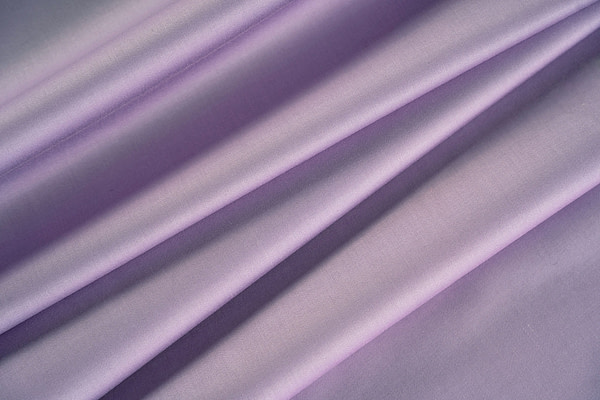 Lilac purple lightweight stretch cotton sateen fabric | new tess