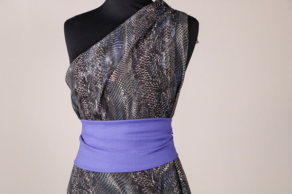 Blu, Grigio, Nero Viscosa Apparel Fabric