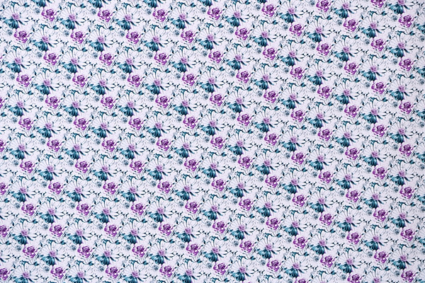 Flowers Print Apparel Fabric ST000658