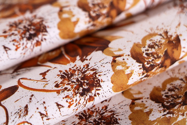 Flowers Print Apparel Fabric ST000659