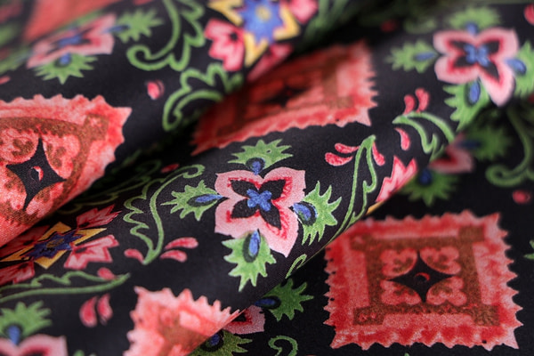 Tie Print Apparel Fabric ST000661