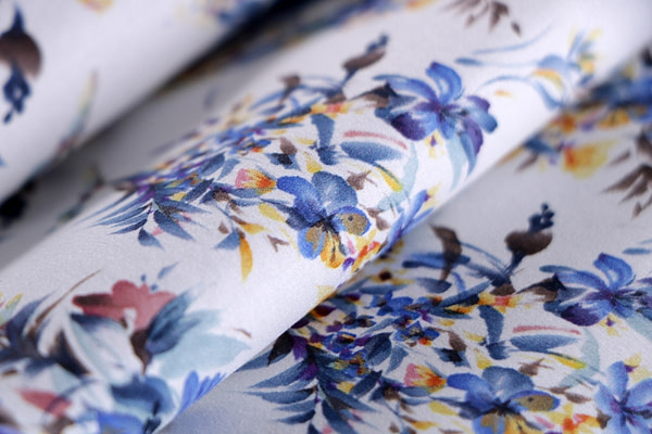 Flowers Print Apparel Fabric ST000666
