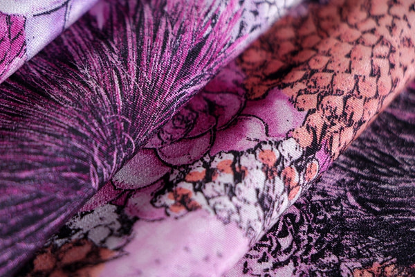 Flowers Print Apparel Fabric ST000682