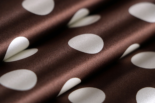 Polka dot Print Apparel Fabric ST000742