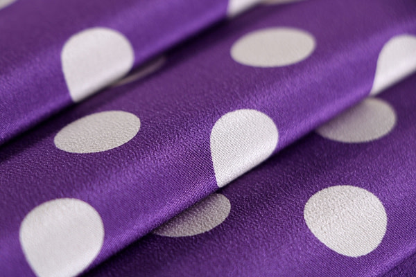 Polka dot Print Apparel Fabric ST000748